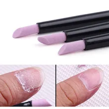 1 шт. для дизайна ногтей двухконцевые кварцевые скрабы толкатель из камня триммер палка мертвая кожа кутикулы для удаления ложки набор для у...(China)