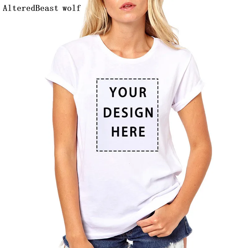 

Customized T shirt Women Your Own Custom Text Name Personalized Message or Image Unisex Casual T-Shirt Tops Tee