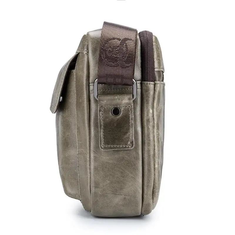 BULLCAPTAIN جلد أصلي للرجال حقيبة يد عارضة الأعمال الذكور جلد البقر Crossbody أكياس كبيرة قدرة السفر حقيبة ساعي