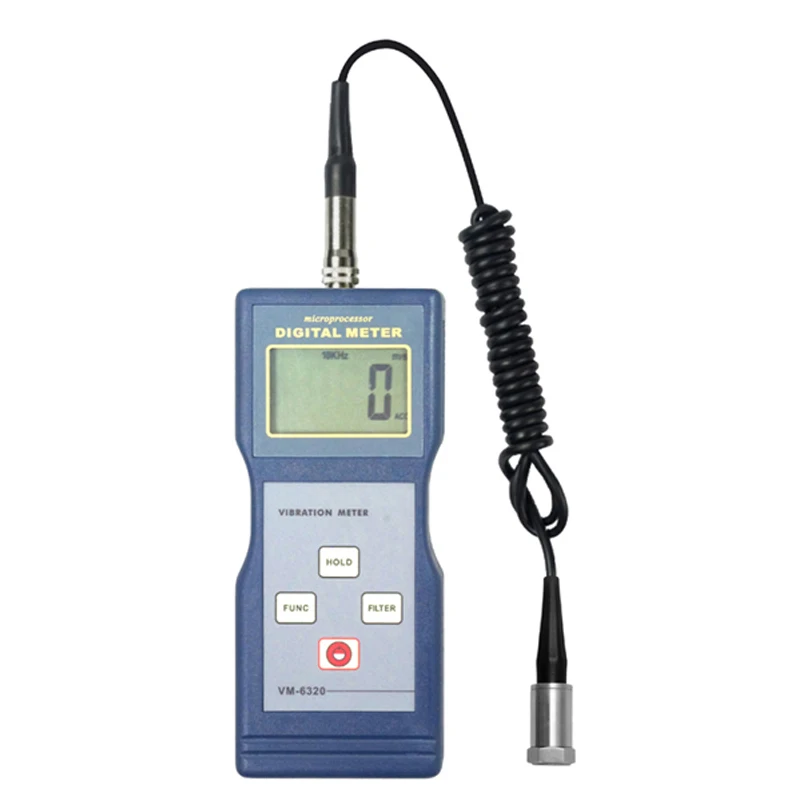 

VM6320 Digital High Precision Vibration Meter Vibration Tester Digital Precision Vibrate Analyzer Machine
