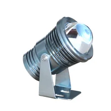 10 Вт открытый прожектор с фокусировкой луча в алюминиевом корпусе и выпуклые линзы