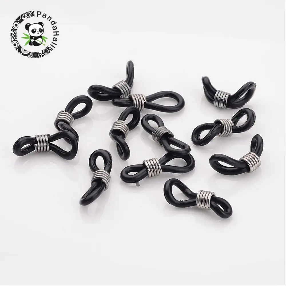 200pcs Eyeglass Chains Holders Glasses Anti Slip Rubber Loop Ends