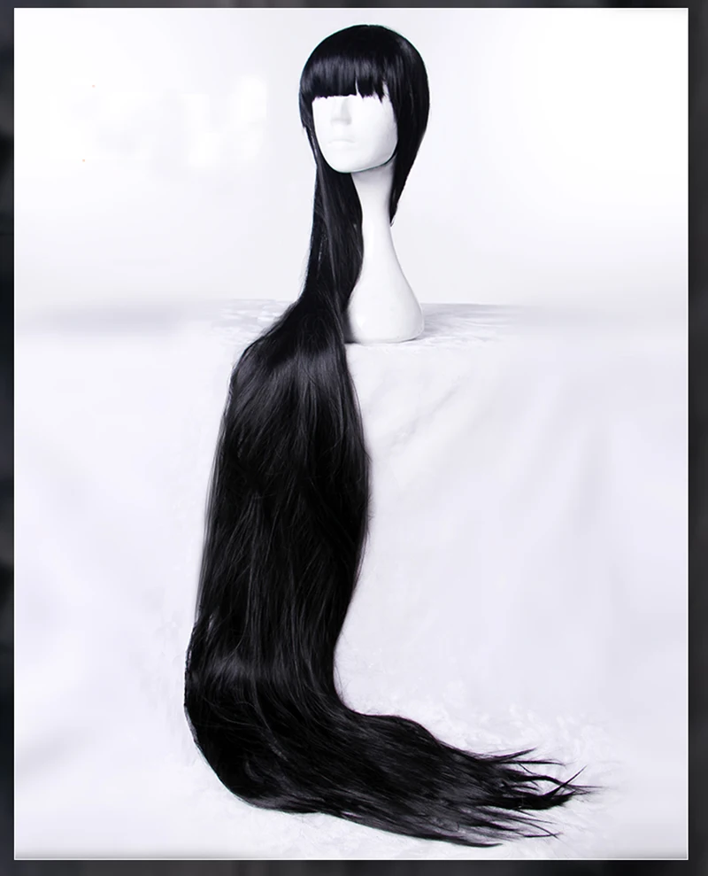 Fate Apocrypha Semiramis Косплей головные уборы королева Самму-Рамат Хэллоуин Карнавал черные длинные прямые косплей синтетические волосы