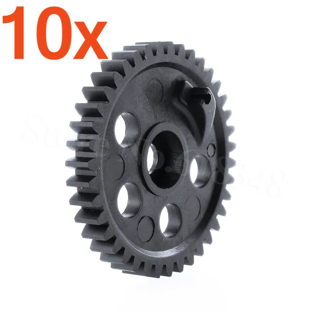 10pcs RC HSP 02041 Spur Diff Main Gear 39T Teeth For 1/10 Nitro On Road Car 94102 94122 SONIC XSTR POWER Redcat Lightning STR