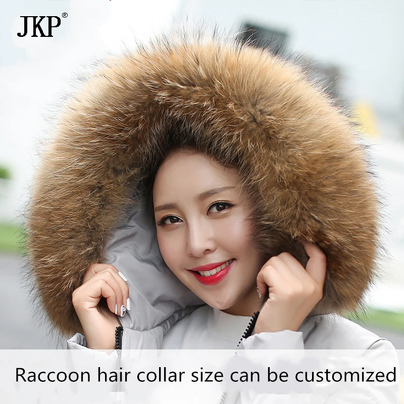 

Real Raccoon Fur Collar Womens 100% Natural Fur Gray Collar Real Fur Shawl Raccoon collar Fur Scraves JKP1025
