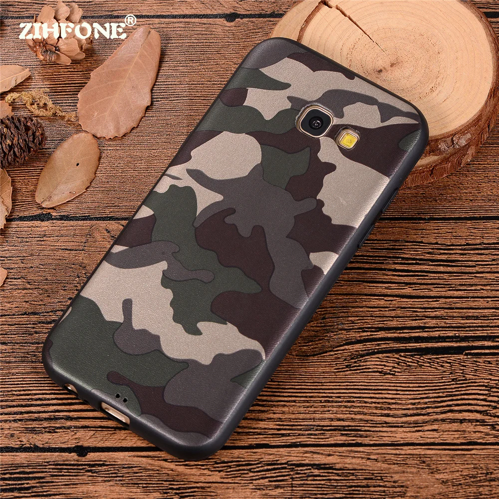 

Army Camo Camouflage Case For Samsung Galaxy A3 A5 A7 2017 Soft TPU Silicone Phone Cases Back Cover For Samsung S7 S7 Edge Case