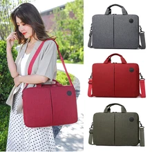 Сумка на плечо для ноутбука, сумка-мессенджер для путешествий, чехол для ноутбука Dell Macbook Air hp 15,6 дюймов, Женская Мужская сумка, портфель