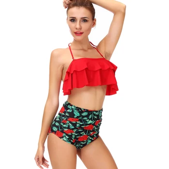 

Halter Bikinis Swimsuit Women Swimwear Sexy Bikini Set High Waist Bathing Suits Blouse Swimsuits Summer Two Pieces Bikini White