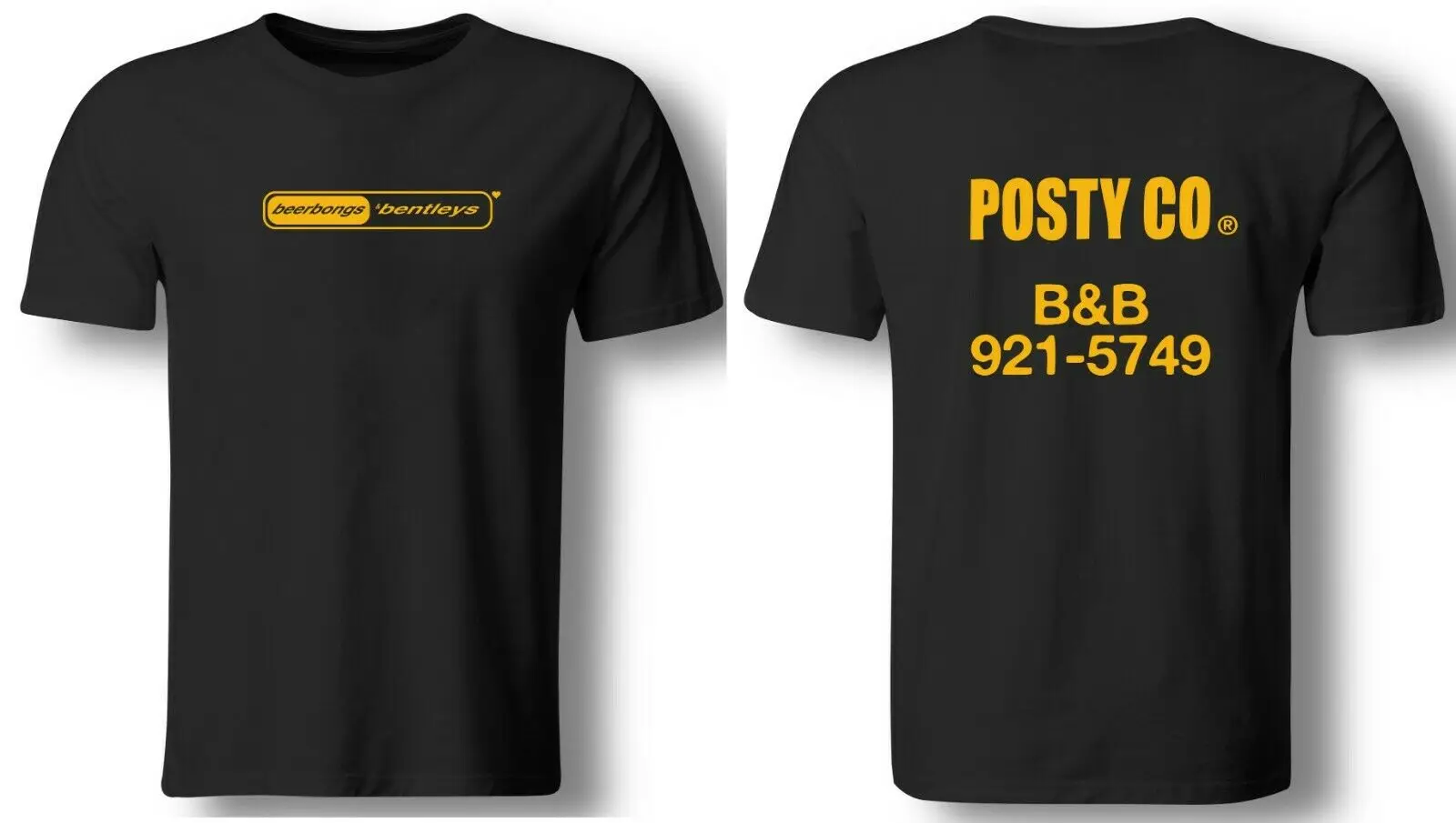 Beerbons and Bentleys Posty Co 921 Футболка Топ Rap Merch Stoney B & Post Malone Горячая новинка 2018 летние