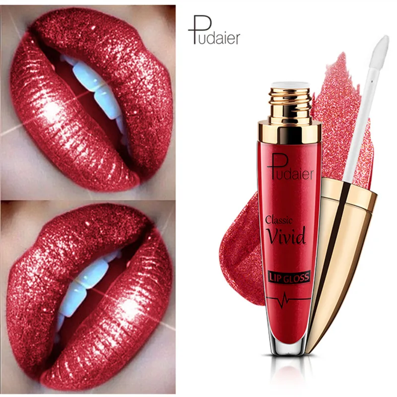 

waterproof lip gloss matte liquid lipstick matte lipstick Pear lipkit cosmetics makeup Non-stick cup pudaier brand hot selling