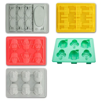 

Star Wars Silicone Mold Ice Cube Tray Chocolate Fondant Mould DIY Kitchen Tools
