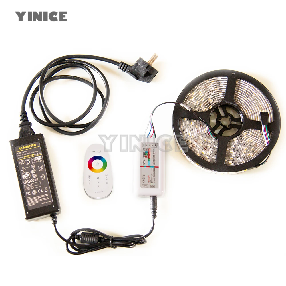 Светодиодные ленты набор DC12V RGB/RGBW 5050 Водонепроницаемый Комплект гибкий