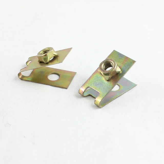 KELIMI Metal Clip U Type Retainer for M6 Nuts Fastener Fixed Trim Car Body Clipsin Auto