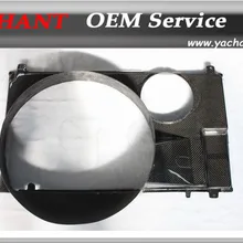 Автомобиль-Стайлинг углерода Волокно внутренняя отделка радиатор Чехлы для вентиляторов подходит для 1993-1998 toyota supra MKIV JZA80 радиатор Чехлы для вентиляторов