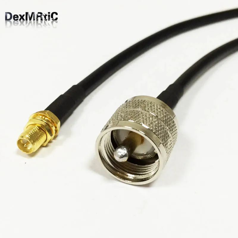 Buy RP SMA Female bulkhead switch UHF male PL259