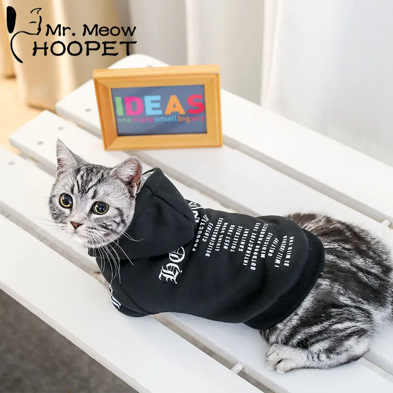 

Hoopet Pet Cat Clothes Dog Coat Teddy Suit Puppy Small Dog Character Dress Clothes for Cats