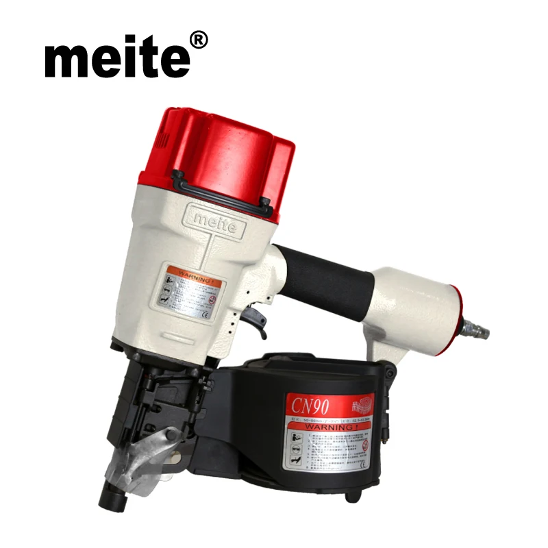 

MEITE CN90 3 1/2" industrial coil nailer air gun Pneumatic coil nailer for wood pallets Mar.18 Update tool