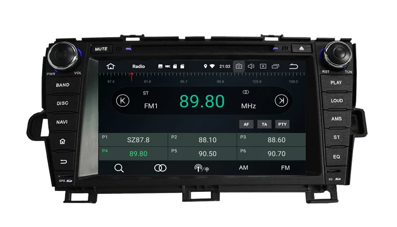 Top Sumdymax for Toyota prius left driving 2009-2013 Android 9.0 Car DVD Player with octa core 4G ram 64g rom wifi mirror link 13