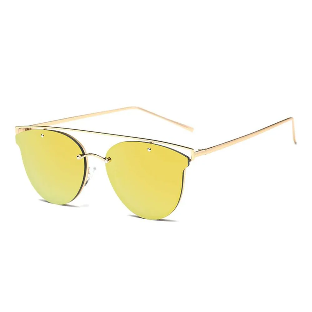 2016 New Cat's Eye Sunglasses Fashionable Bright Frameless Men Women