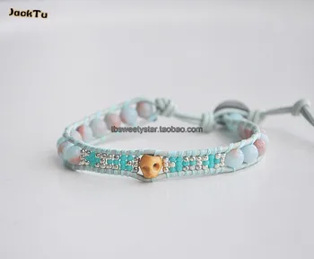 

ethnic summmer style imperial bead friendship wrap bracelet
