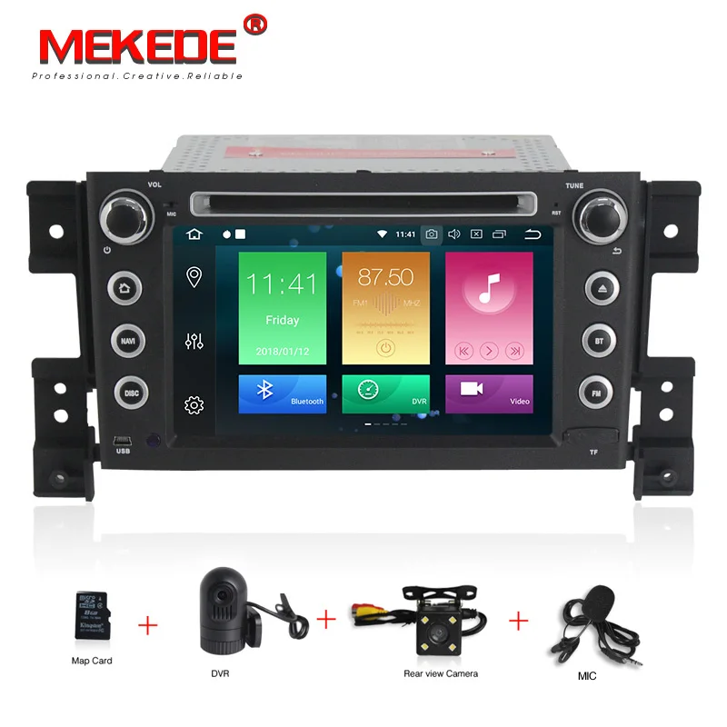 

8Core Android8.0 4G RAM 32G ROM Car Multimedia Player for Suzuki Grand Vitara car dvd gps sd usb player BT ipod free map