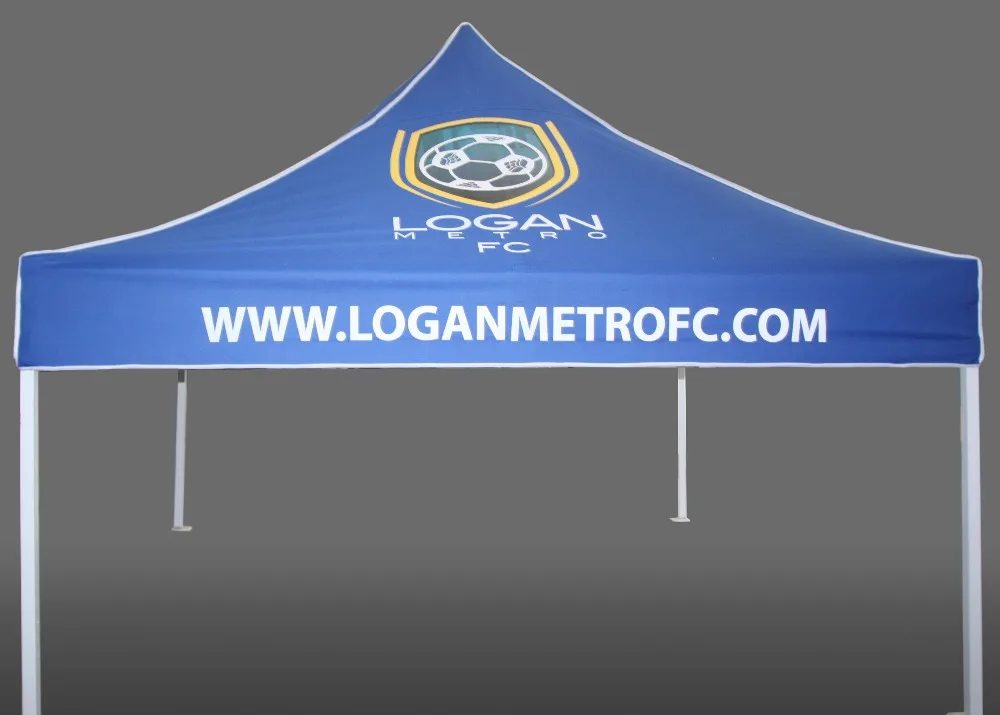 Высокое качество 10ft x 10ft наружная стальная рама всплывающий сад gazebo marquee с печатью крыши