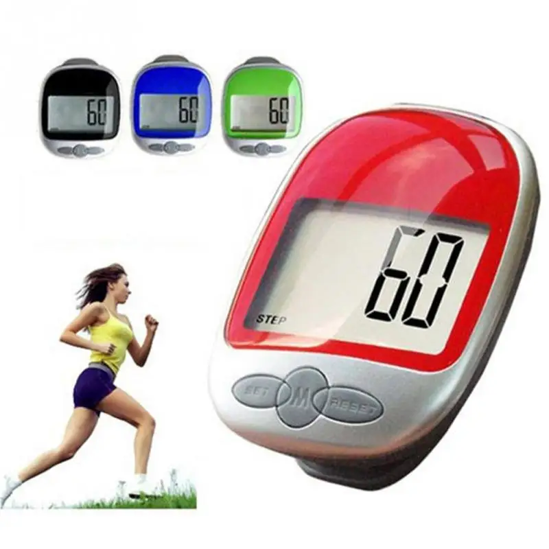 Buy Portable LCD Walking Step Counter Running Jogging
