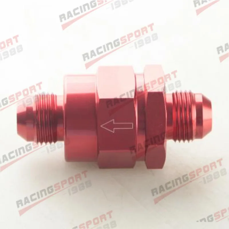 

AN-8 AN8 -8AN 8AN Billet Check Valve Water Fuel Oil Aluminum