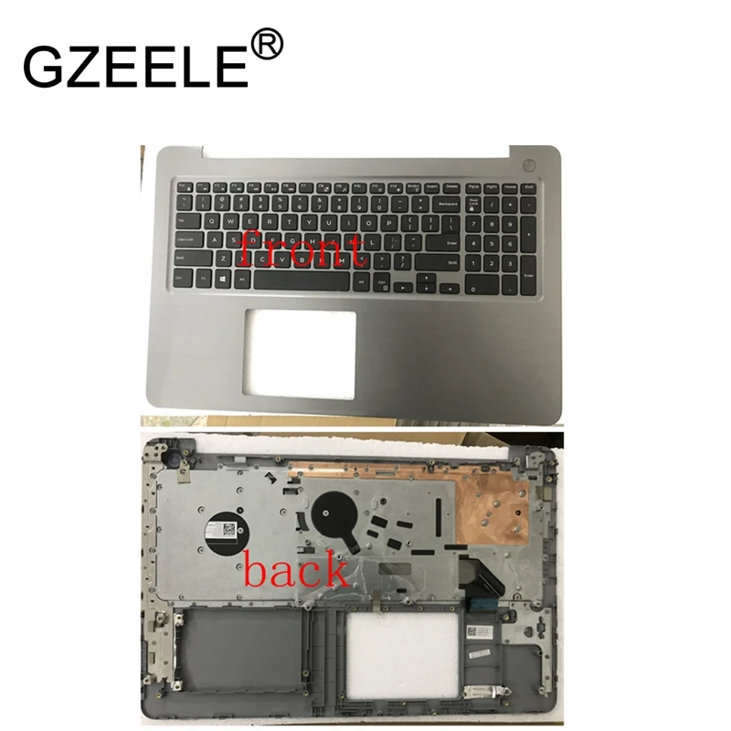 

GZEELE new for DELL INSPIRON 15-5000 5565 5567 Palmrest & US Keyboard bezel Upper Case top cover