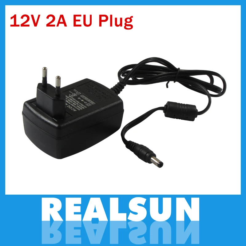 

1pc 24W Power Supply Wall Charger Adapter AC 100-240V to DC 12V 2A Converter EU/US/ Plug High Quality Free shipping