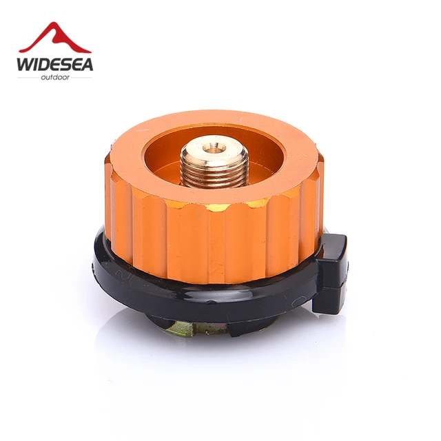 Outdoor Camping Hiking Stove Burner Adaptor Split Type Furnace Converter Connector Auto-off Gas Cartridge Tank Cylinder Adapter 1