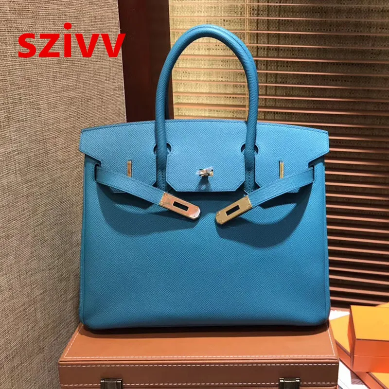 

100% Genuine cow Leather Luxury Handbags Bags Designer Crossbody Bags For Women Famous Brand Runway full handmade 080906