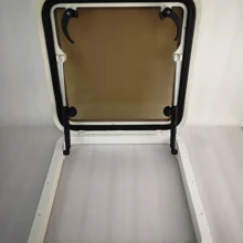 500*500 мм квадратный морской ранг нейлон лодка палуба люк окно с закаленным стеклом и обрезным кольцом