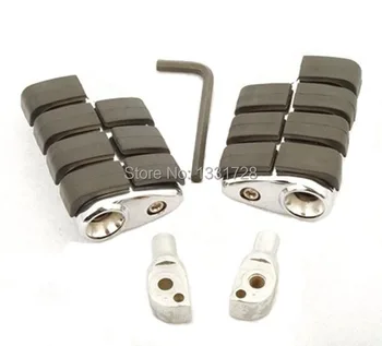 Chrome Wing Foot Pegs Rests For 1995-2006 Suzuki Boulevard S83 (Rear) Chrome Wing Foot Pegs Rests For 1995-2006 Suzuki Boulevard S83 (Rear)