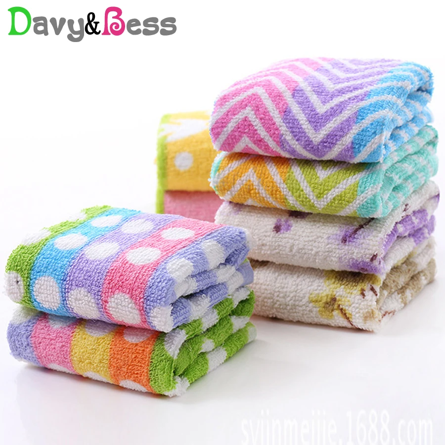 Child Face Towel Washcloth Baby Towel Newborn Muslin Baby Cotton Handkerchiefs Gauze Cloth Squares New Born Towel for Baby Wipes