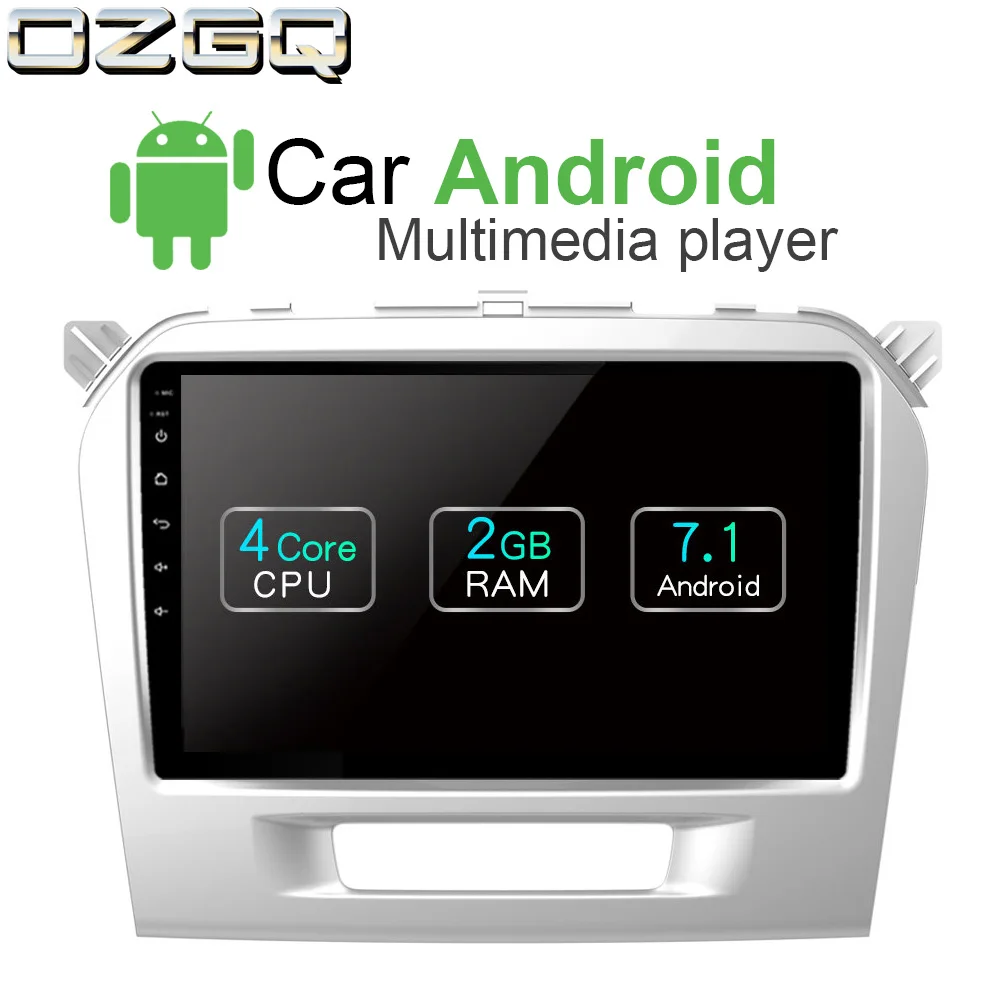OZGQ Android 7 1 Автомобильный плеер для Suzuki Vitara/Escudo 2015 2018 HD экран Авто GPS навигация BT