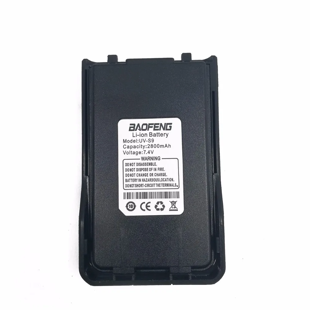 Оригинальный BAOFENG UV-S9 PLus 7 4 в 2800 мАч литий-ионный аккумулятор большой емкости для