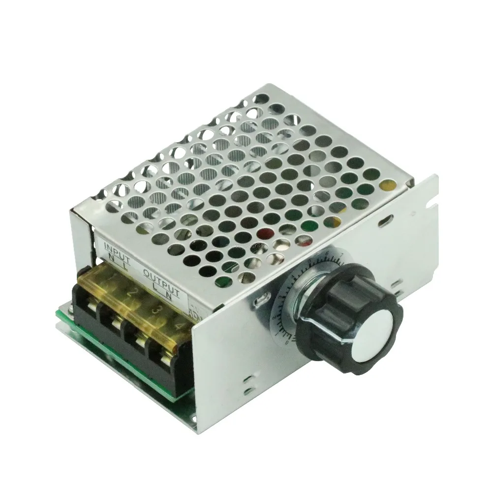 

4000W 220V AC SCR Motor Speed Controller Module Voltage Regulator Temperature Dimmer for Electric Furnace Water Heater LED Light
