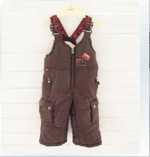 Retail winter boys and girls children's ski pants strap trousers free shipping in stock free shipping 5pcs up6182ag in stock