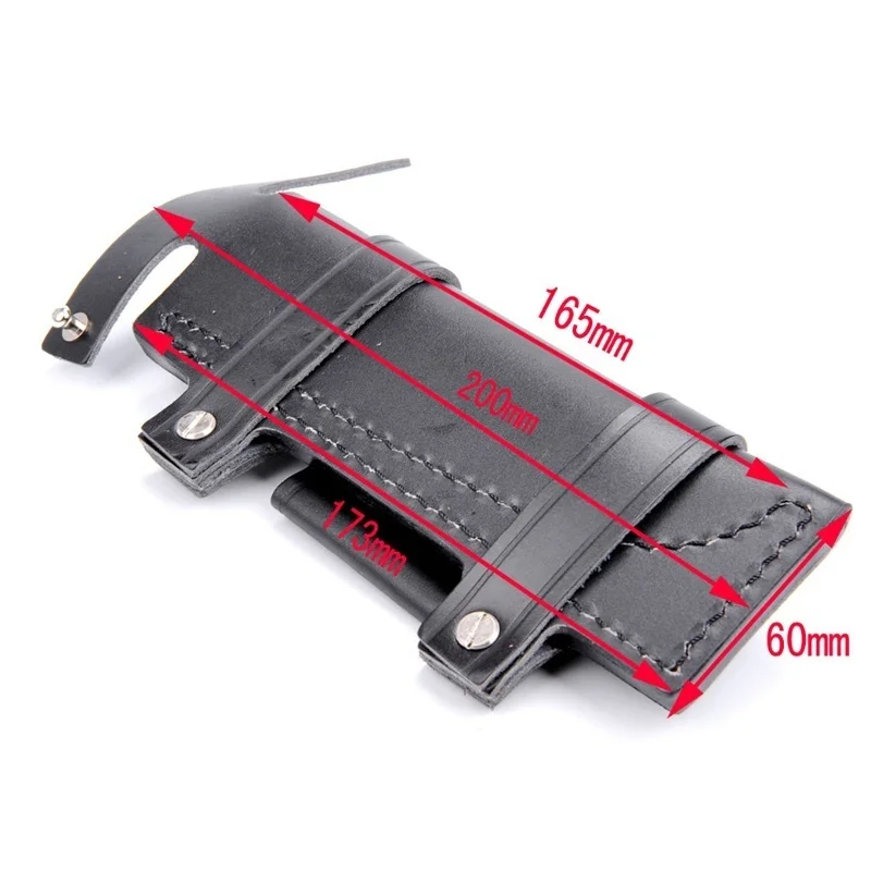 Открытый Кемпинг ATS-34 кожаный чехол прямой ручной выживания кожаный ремень ножны, скаббард для " фиксированный нож Охота