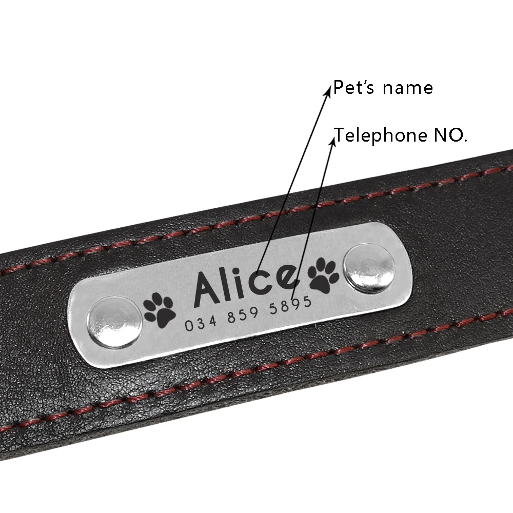 Индивидуальный ошейник для собак из натуральной кожи индивидуальные