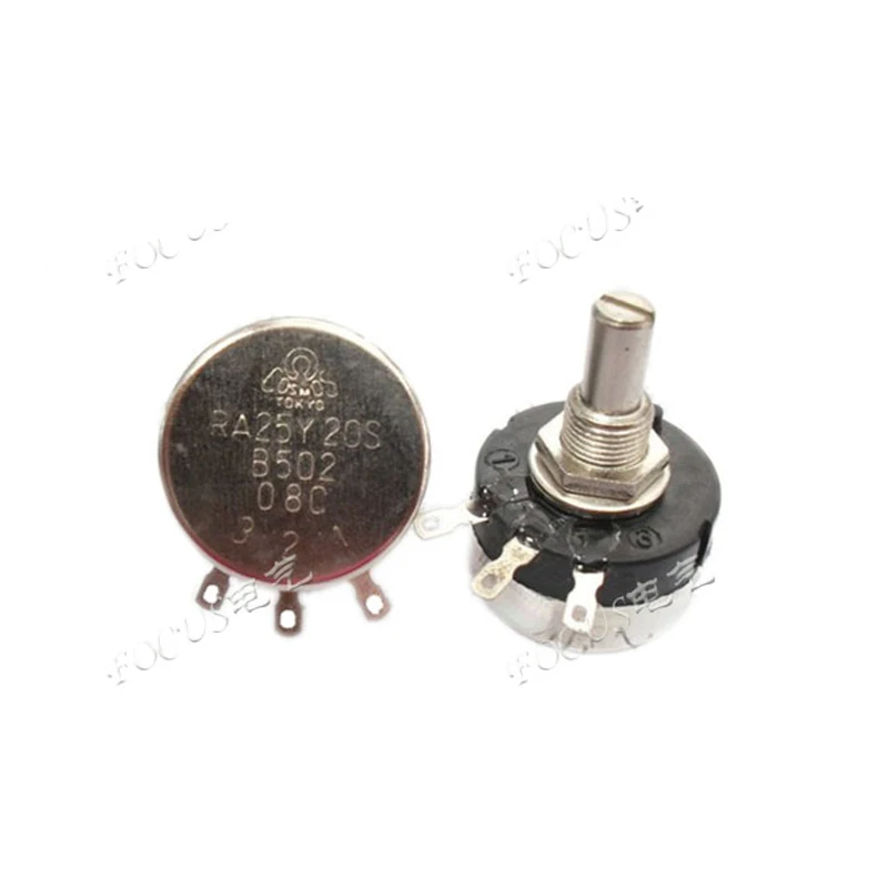 

Carbon Film Single Coil Wire Wound Potentiometer RA25YN20S B102/202/502/103 1K 2K 5K 10K