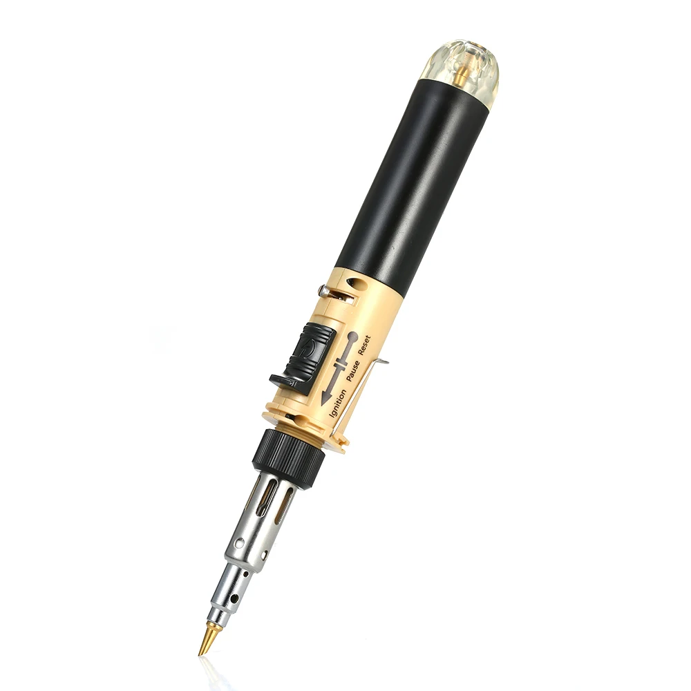 

12 in 1 Portable Soldering Iron Kit Full Electronics Set Welding Tool Car Repairing Gas Soldering Self-igniting Torch Outdoors
