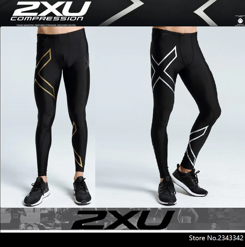 12.12 SALE) HOT Wholesale Australia 2XU Men Compression Tights Pants 2xu Fast Drying Sports jerseys Winter compression tights compressionpants pants AliExpress