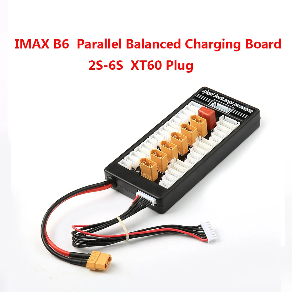 Multi 2S-6S Lipo параллельная сбалансированная зарядная плата XT60 штепсельная Вилка для
