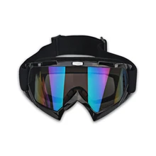 Clear Men Womens Motorbike Moto Motorcycle Glasses Goggles Windproof Motorcycle Riding Helmet Glasses For Helmet