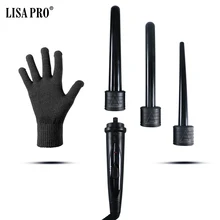 3 части набор для завивки волос плойка сменная палочка 3 в 1 керамические бигуди волнистые Инструменты для укладки двойного напряжения