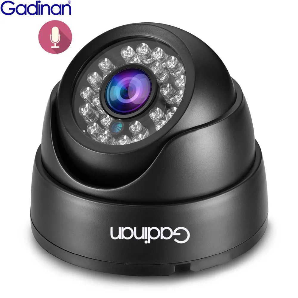 Gadinan Full HD 1080 P Audio Suono 25fps in Tempo Reale 2.0MP di Sicurezza di Visione Notturna Dell