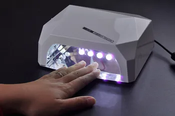 

Auto Sensor 36W UV Lamp LED Nail Lamp White Light Nail Dryer Diamond Shaped LED Curing for UV Gel Nail Polish Art Tool