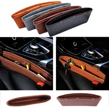 Новинка, 2 шт., высокое качество, кожа, Автокресло, зазор, карман для хранения, роскошный, 4 цвета, ключи для мобильного телефона, сигарета, сумка для перевозки